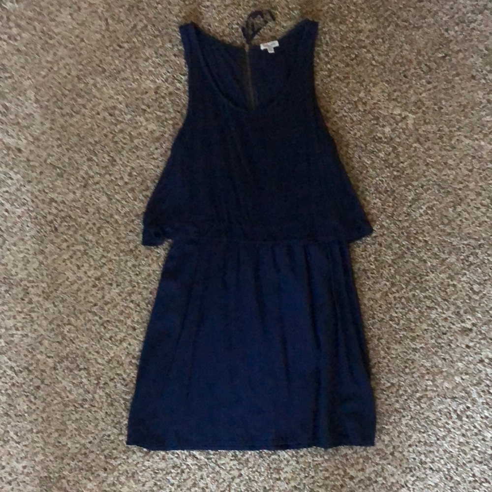 Navy Anthropologie Dress